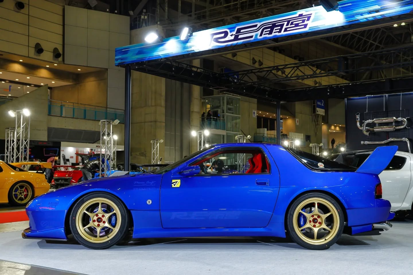 Одна з машин RE Amemiya з Tokyo Auto Salon 2026.Matsukiyo FC 3 Turbo Fuurinkazan RE AmemiyaПотужність: 630кс3 ротори, 3 турбіни.#mazda #rotary #reamemiya #tas2026 #jdm