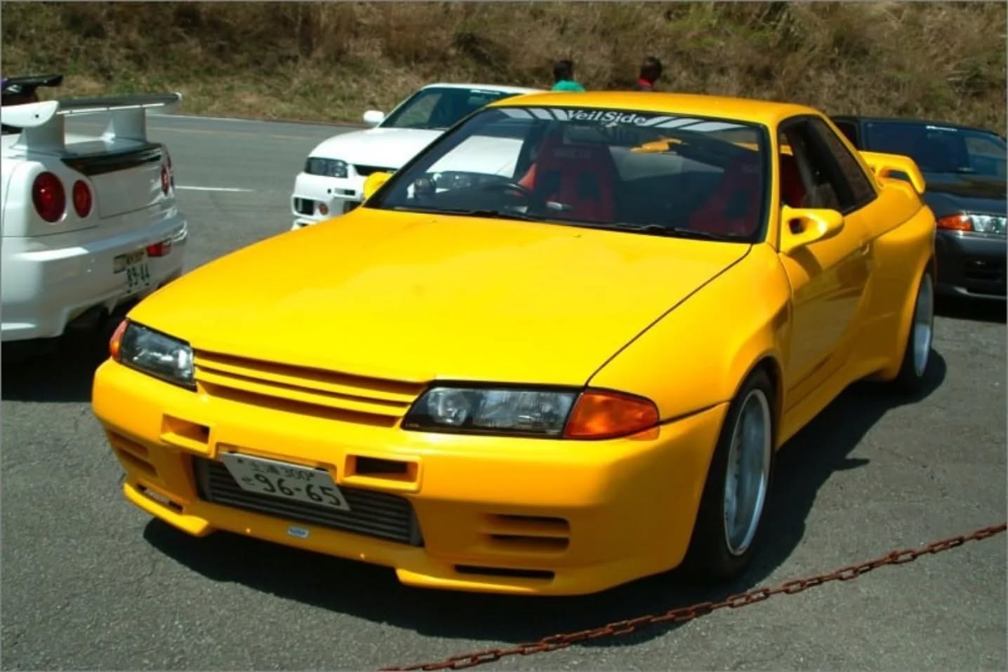 Трохи брутальних мускулів з початку 2000х. Демокар Veilside Evolution R-III. Не тільки вигляд а і 860 к.с. - вражає навіть 20+ років потому.#nissan  #skyline #gt-r #veilside #r32