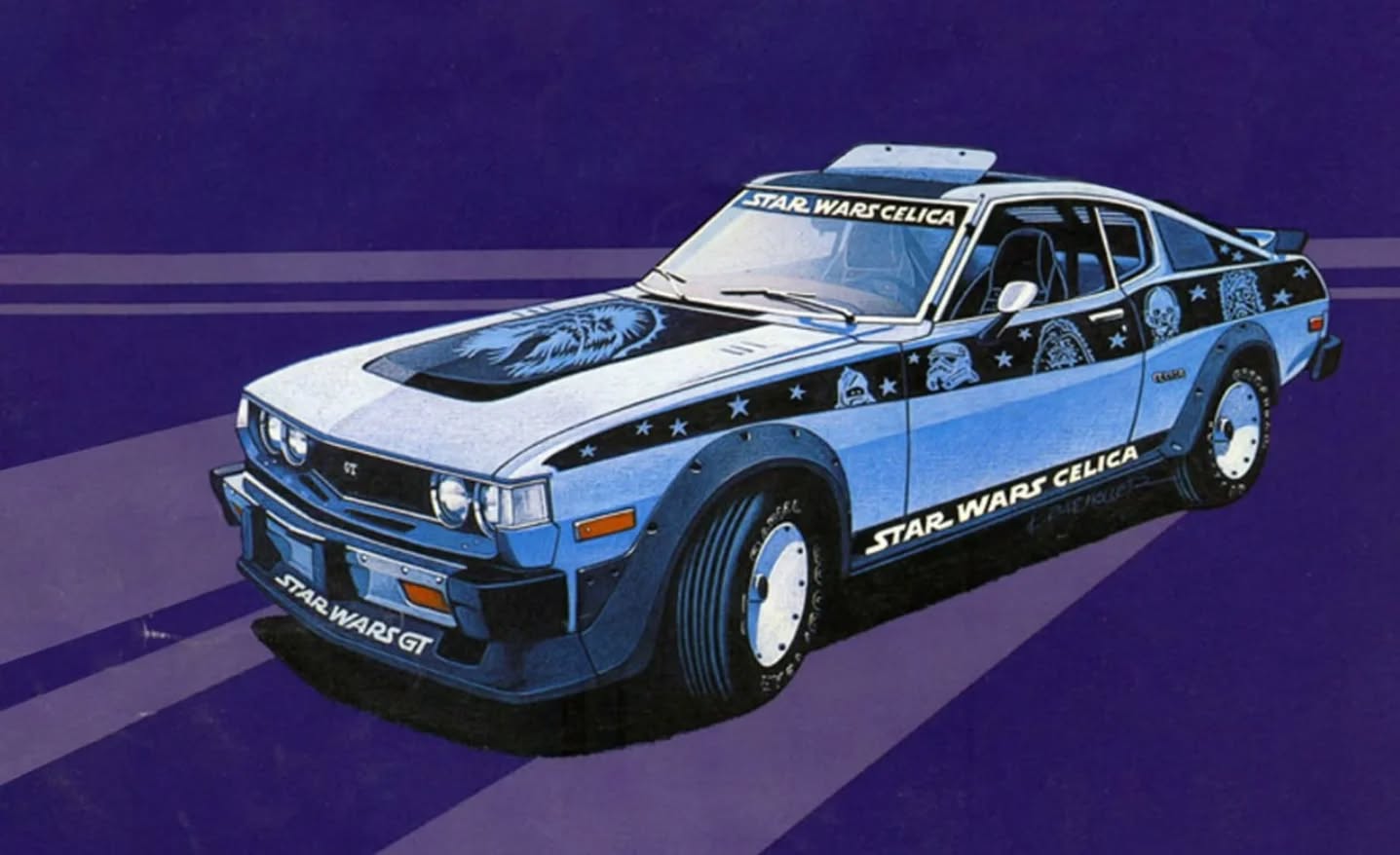 У 1977 році ця Toyota Celica була головним призом на розіграші на честь презентації Зоряних Війн. Нажаль, машина загубилася відтоді, ніякої інформації про те, де вона зараз, і чи існує ще...#toyota #celica #starwars